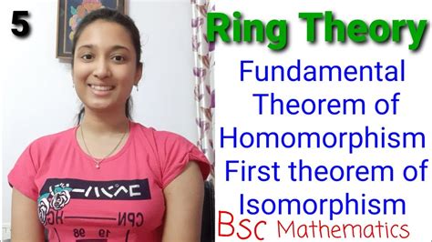 Fundamental Theorem Of Ring Homomorphism First Ring Isomorphism