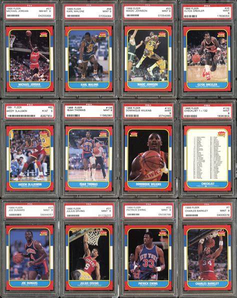 Lot Detail Fleer Basketball High Grade Complete Card And Sticker