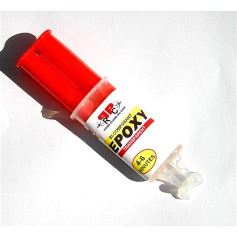 COLLE RESINE EPOXY BI COMPOSANT 4 6 MINUTES SERINGUE DE 28 4g POIDS