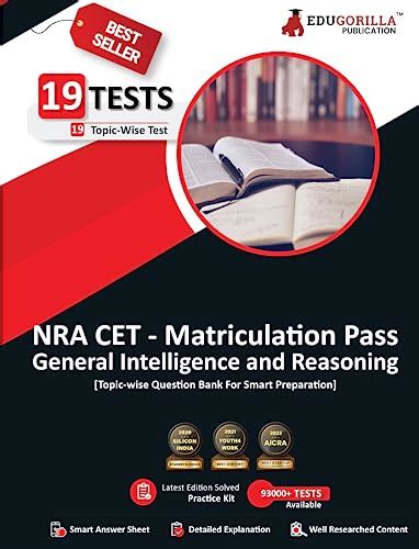 NRA CET 10th Pass General Intelligence And Reasoning 2023 English