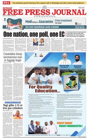 Free Press Journal Mumbai Edition 1 Sun 10 Mar 24