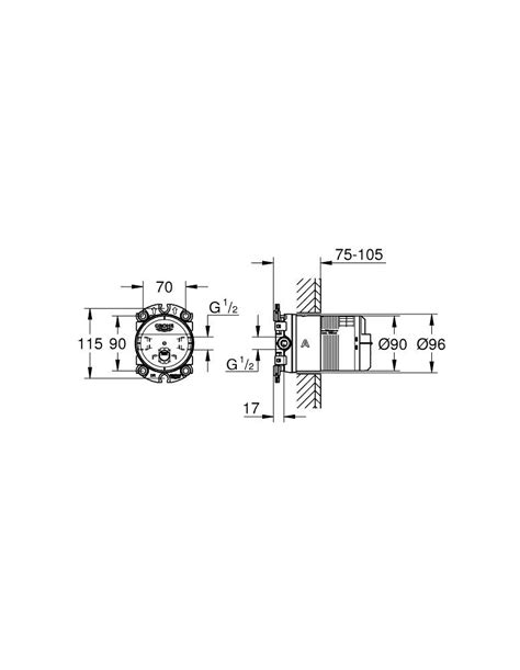 Rainshower Universal Rough In Box Grohe