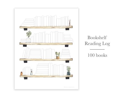 Printable Bookshelf Reading Log