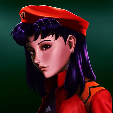 Misato Fan Art By Me Evangelion