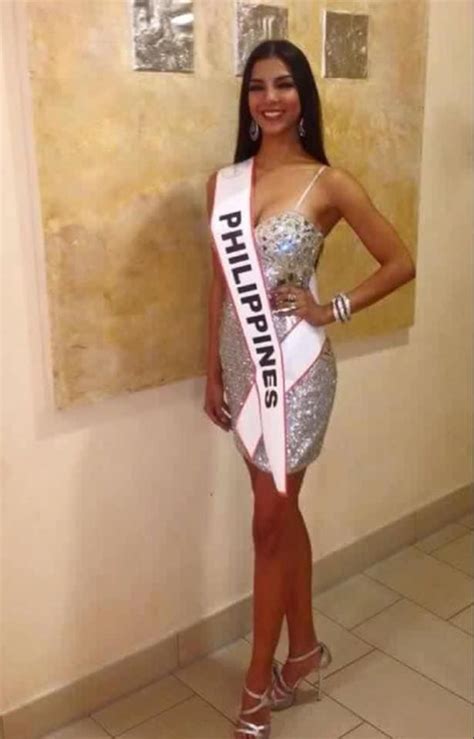 Miss Philippines Christi McGarry During The Activities Of 2015 MISS