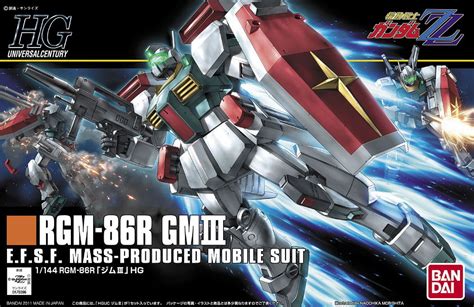 Box Art HGUC 1 144 RGM 86R GM III New Official Images BIG Size