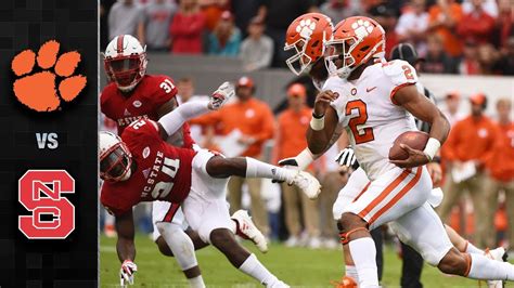 Clemson Vs Nc State Football Highlights Youtube