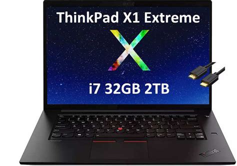 Lenovo Thinkpad X1 Extreme Gen 3 Laptop 10th Gen Intel Core I7 10750h