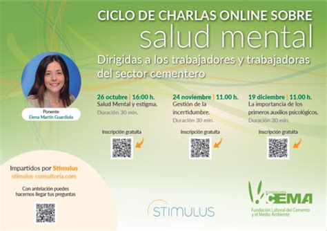 Ciclo De Charlas Online Sobre Salud Mental Fundaci N Cema