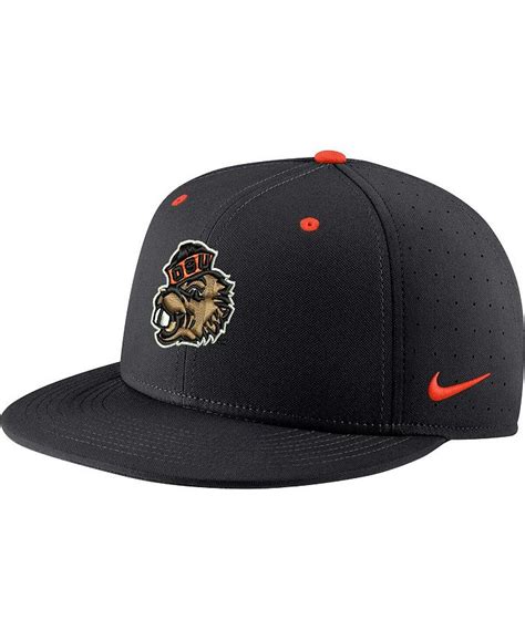 Nike Mens Black Oregon State Beavers Aero True Baseball Performance