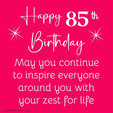 Amazing Happy 85th Birthday Wishes and Messages