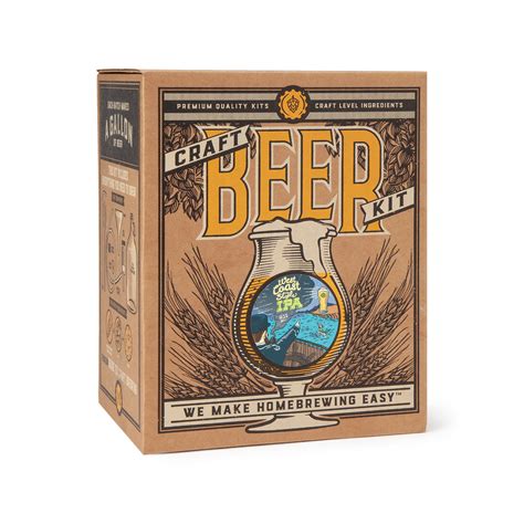 West Coast Style IPA Beer Brewing Kit Brew Your Own Beer UncommonGoods