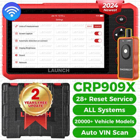 Launch X Crp X Pro Obd Scanner Full System Tpms Dpf Tpms