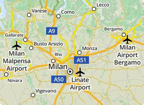 Zurich Airport Tram Map Milan