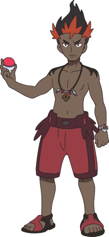 Kiawe Anime Bulbapedia The Community Driven Pok Mon Encyclopedia