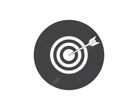 Target Vector Icon Logo Illustration Objective Aim Achievement Vector ...