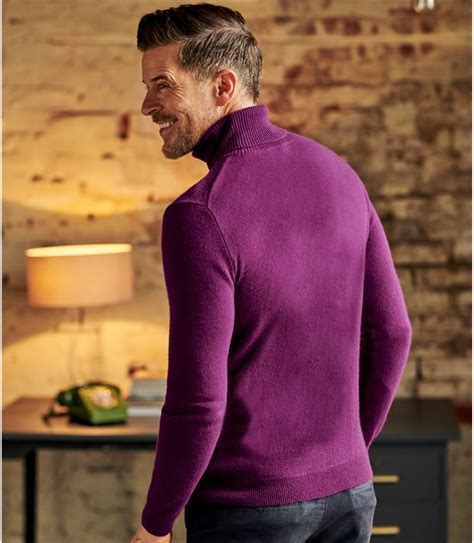 Berry Pure Cashmere Pure Cashmere Polo Neck Jumper