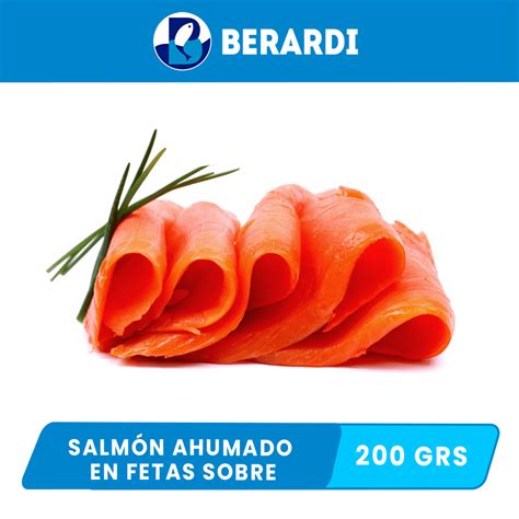 Salmón Ahumado en Fetas Sobre x 200 GRS Venta online de Pescados y