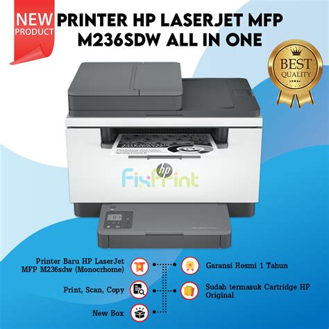 Jual Printer HP LaserJet MFP M236sdw Monochrome All In One ADF Duplex