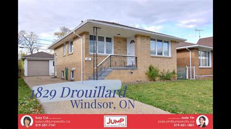 House For Sale 1829 Drouillard Rd Windsor On Youtube