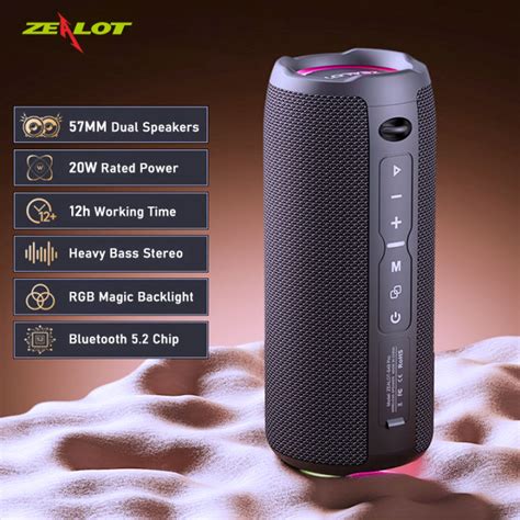 Zealot S Pro Bluetooth Speaker Tws Wireless Soundbar W Portable