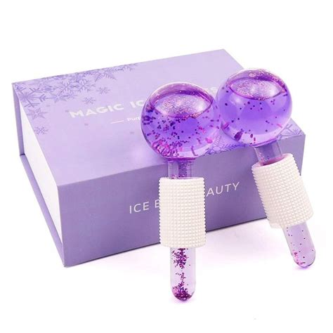 Ice Hockey Energy Beauty Crystal Ball For Face And Eye Massage