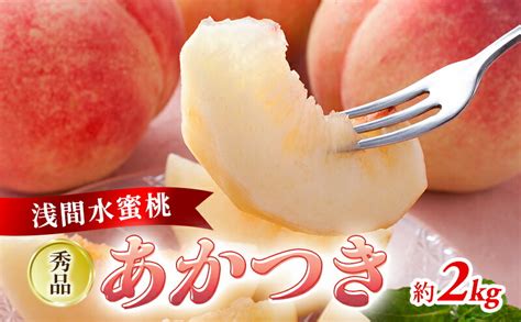 【楽天市場】【ふるさと納税】ふるさと納税 2024年発送 先行予約 浅間水蜜桃 みつおかの もも あかつき 秀品 約2kg 5～9玉 果物 桃