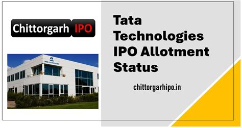 Tata Technologies IPO Allotment Status Check Online