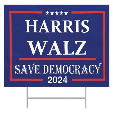 Guolarizi Kamala Yard Sign 2024 Kamala For President Yard Signs With H Stakes Voted For