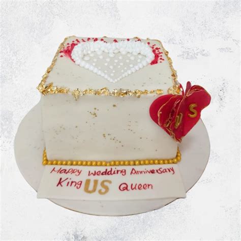 King And Queen Anniversary 1 Kg Cake By Cake Square Chennai Online