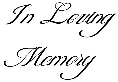 In Loving Memory Frame Png