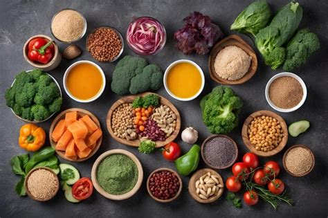 Selecci N De S Per Alimentos Saludables Foto Premium