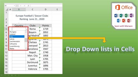 How To Add Drop Down Button In Excel Cell Templates Printable Free