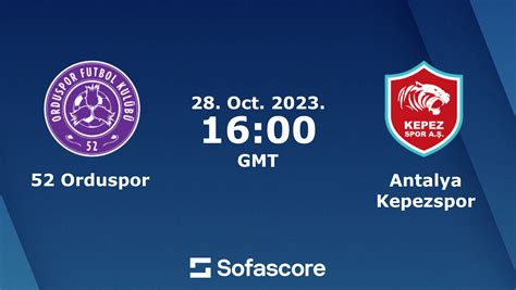 52 Orduspor Vs Antalya Kepezspor Live Score H2H And Lineups Sofascore