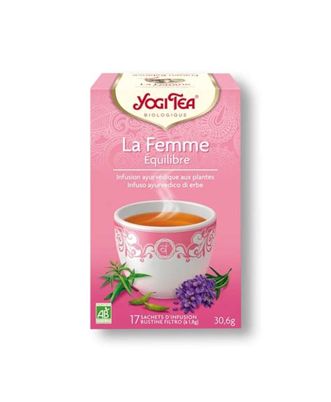 Yogi Tea La Femme Equilibre Infusion Ayurv Dique Aux Plantes Sachets