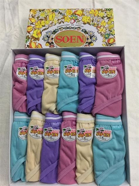 Original SOEN Bikini Panty BBC 12 Pcs Box Random Color Design Lazada PH
