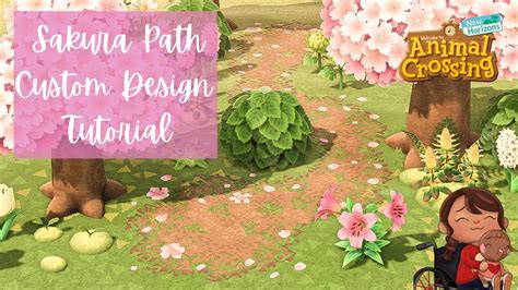 Cherry Blossom Sakura Flower Natural Dirt Path Tutorial Acnh Animal