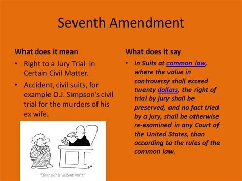 The Seventh Amendment Examples