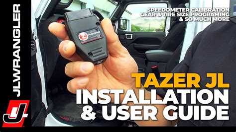 Jeep JL Wrangler TAZER JL Programmer With Speedometer Calibration