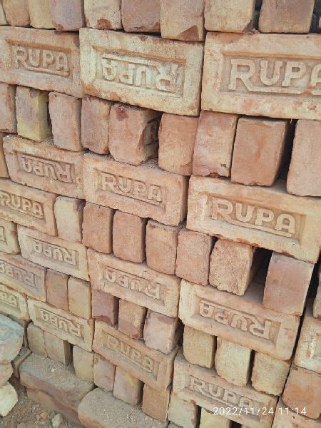 Rectangular Solid Red Clay Bricks For Construction Size Custom At