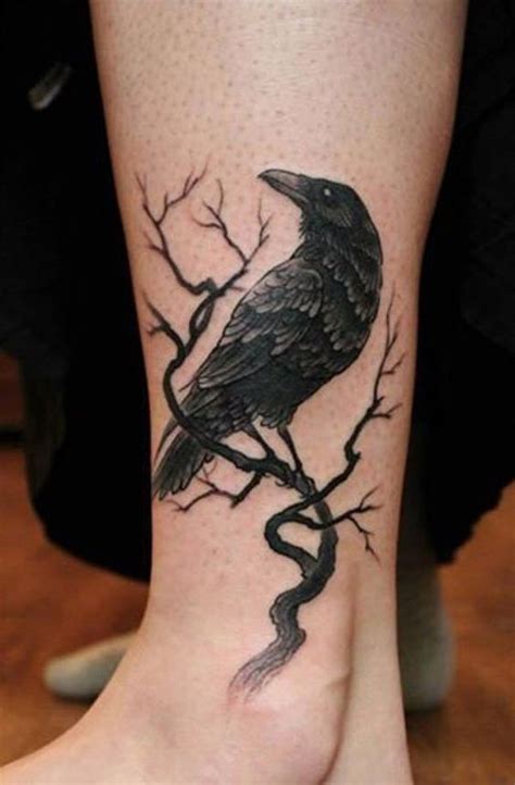 Raven Tattoo 30 Images That Will Prove This Bird Is Way Cooler Than