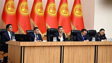 President of Kyrgyzstan Sadyr Japarov meets with media - | 24.KG