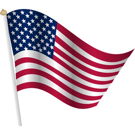 American flag waving | Free SVG