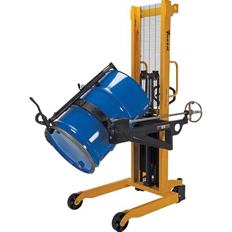 Vestil Portable Drum Lifterpositioner — 550 Lb Capacity 67in Max