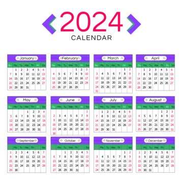 2024 Calendar Desk Calendar Black Simple Style Vector 2024 Calendar