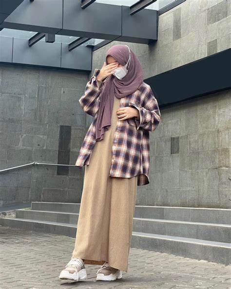 Syari Ootd Di 2021 Model Pakaian Islami Busana Hijab Modern Gaya