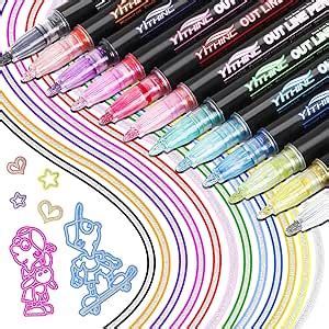 Yithinc Feutres Paillettes Cadeau Fille Ans Couleurs Stylo