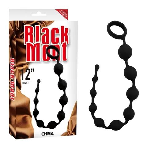 Bolitas Rosario Anal Playful Beads Black Mont Silicon Bola Meses Sin Inter S