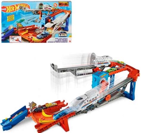 HOT WHEELS GRW38 POCIĄG SZALONY TOR EKSPRESS AUTKO 12917134562 oficjalne archiwum Allegro