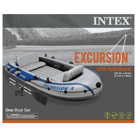 Jual Perahu Karet Intex Excursion Set Orang Mancing Outdoor Murah